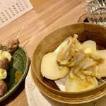 Sobashubou Higurashi - 鴨ネギ焼きと塩からじゃがバター