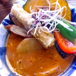 奥芝商店 秘密基地 - 連れのチキン野菜チクワ天トッピング