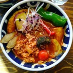 奥芝商店 秘密基地 - 野菜にひきわり納豆トッピング