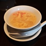 中国名菜 露天 - トマトの玉子スープ