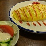 食堂 山男 - オムライス