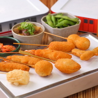 ◇道頓堀セット◇天然えび・つくね・チーズなどの程よい大きさで食べ
