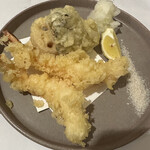 Shunno Ryouri Nishinoi - 海老と牡蠣の天ぷら