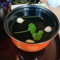 ひつまぶし名古屋備長 ラシック店 - お吸い物  肝なし
