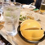 焼肉 はせ川 - マイレビさんのグレープフルーツ割り400円