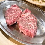焼肉 はせ川 - ヒレ2人前1580円×2