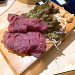 焼肉 はせ川 - 馬ヒレ刺し2人前980×2