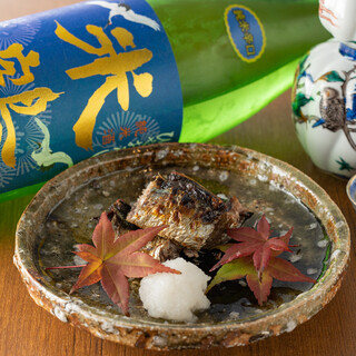 骨無し秋刀魚の塩焼き