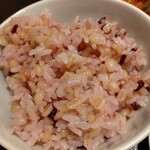 とんかつ濵かつ - 麦ごはん