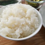 キッチン ブルー グローブ - ご飯大盛りのアップ