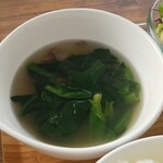 キッチン ブルー グローブ - スープのアップ