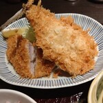 とんかつ濵かつ - お手軽ひれかつ御膳1,250円税込み