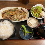 Nikushokusakaba Raidon - 牛ハラミ炒め定食