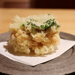 玄水 - 真珠貝の貝柱かき揚げ