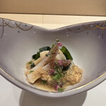 池袋 鮨 貴山 - 【酢の物】ミル貝の胡麻酢和え