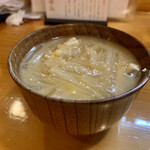 とんかつ一幸 - お味噌汁お変わり♡