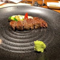 麻布箪笥町 天涼庵 - 国産牛サーロインステーキ