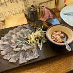 銀座 魚ばか - カワハギ造り