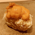 鮨 こいせ - カニの雲丹乗せ