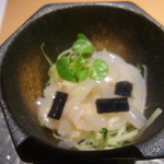 あおり烏賊酒盗和え