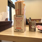 そばの神田 東一屋 - コンディメンツ。