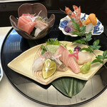 おおさか料理  浅井 - お造り盛り合わせ