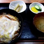 かずさ庵 - かつ丼！(2013,06/08)