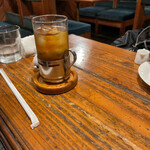 亜羅琲珈 - naokoさんの冷コーは元々甘いの入っているタイプだったみたい。