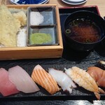194571751 - 天ぷら･寿司定食（上）