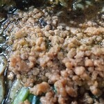 タンタンメン かずさ - 黒タンタンメンの挽肉