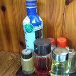 タンタンメン かずさ - 卓上調味料