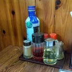 タンタンメン かずさ - 卓上調味料