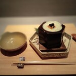 おい河 - 【たち・雲丹・キャビアの白味噌グラタン風】