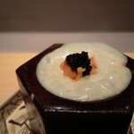 おい河 - 【たち・雲丹・キャビアの白味噌グラタン風】
      もはや痛風なればいいさ（笑）