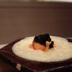 おい河 - 【たち・雲丹・キャビアの白味噌グラタン風】
      もはや痛風なればいいさ（笑）