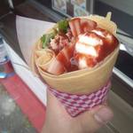 ボンボンブルー - ランチにもなっちゃう人気の野菜クレープも種類が豊富！