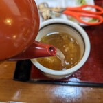 山水 - 蕎麦湯