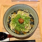 塩そば まえだ - 仙人梅のあさり出汁海苔そば