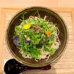 塩そば まえだ - ハーブ和えそば