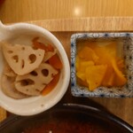 釣宿酒場 マヅメ  - 小鉢&漬物