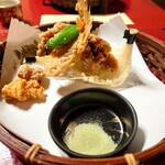 魚信旅館 - オコゼ唐揚げ
