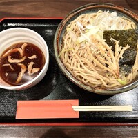瓦町どら鴨 - 鴨つけ麺 大盛り 900円