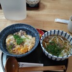 のんきや - 他人丼とミニぼっかけうどんセット