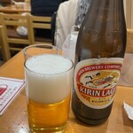 玉泉亭 - 来るまでビールを！