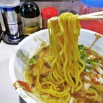 虎テツやきそば - らーめんの麺