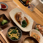 Aburidokoro Musashi - 赤魚の煮つけ定食１１００円