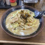 長浜ラーメン力 - ゴマや辛子高菜