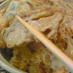 とんかつ桂 - 持上げてみました