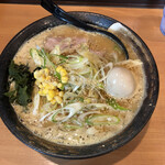 Ramen Daruma Ya - ネギみそラーメン　950円　味玉 110円