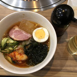 焼肉 五苑 - 具沢山な盛岡冷麺ハーフ　429円